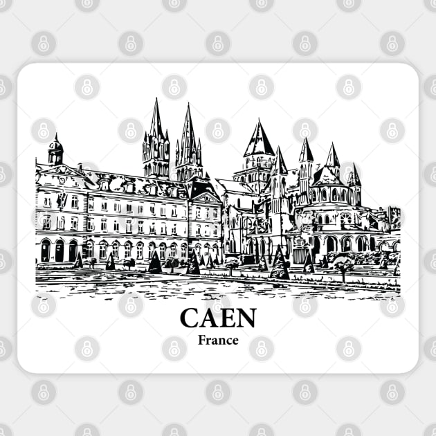 Caen - France Sticker by Lakeric
